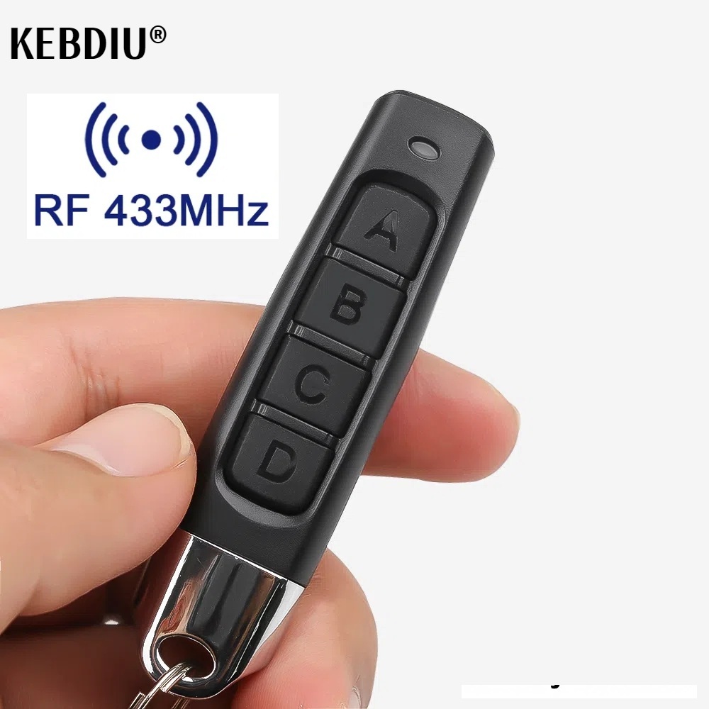 Garage Door Opener Remote Control 433MHz Duplicator Clone 4-Channel ...