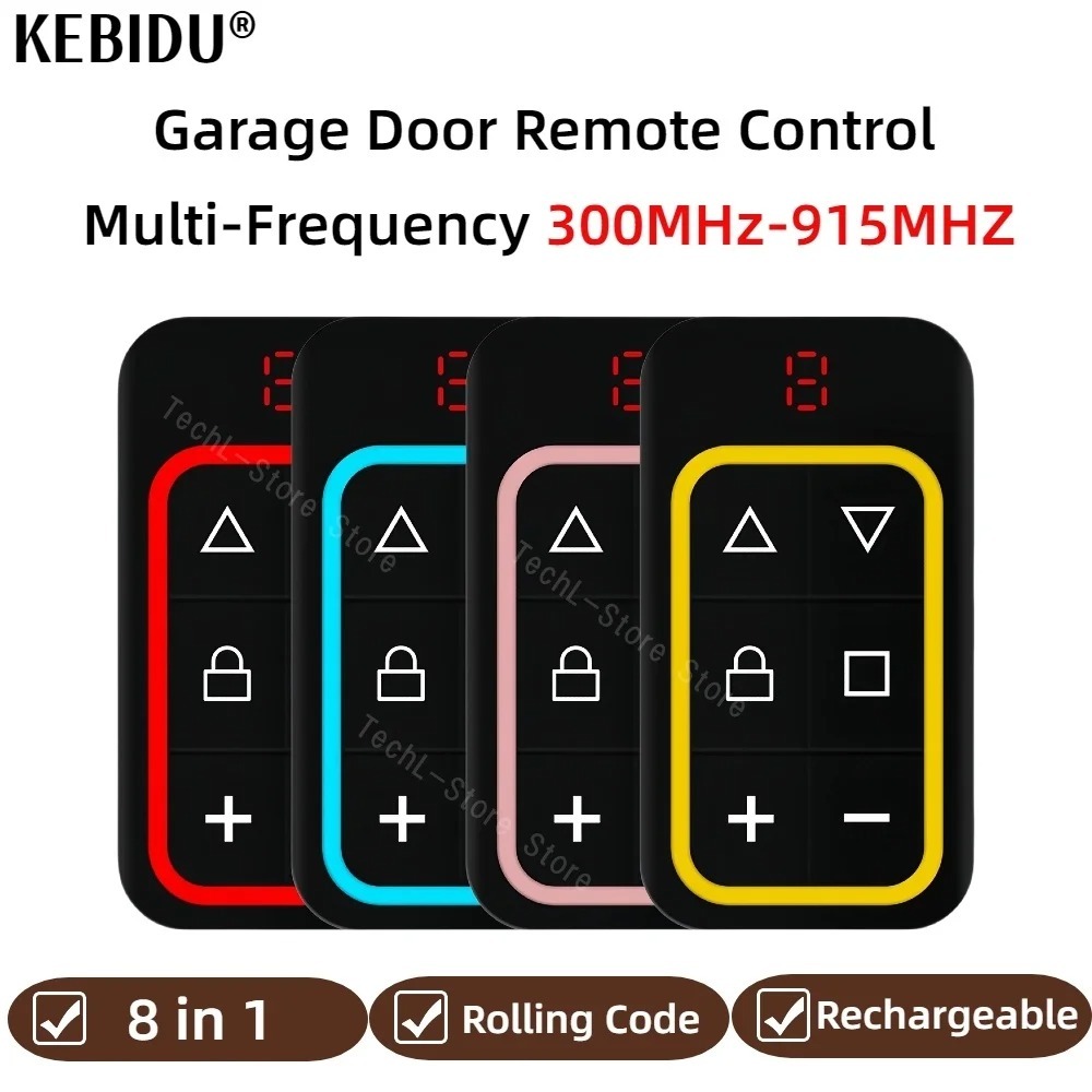 Multi Frequency 300-915MHZ Garage Door Remote Control Copy Duplicator ...