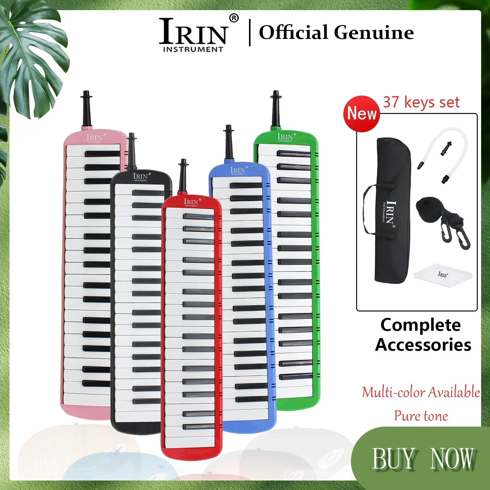 IRIN 37-Key Melodica is a portable tone piano, mouth organ, harmonica ...