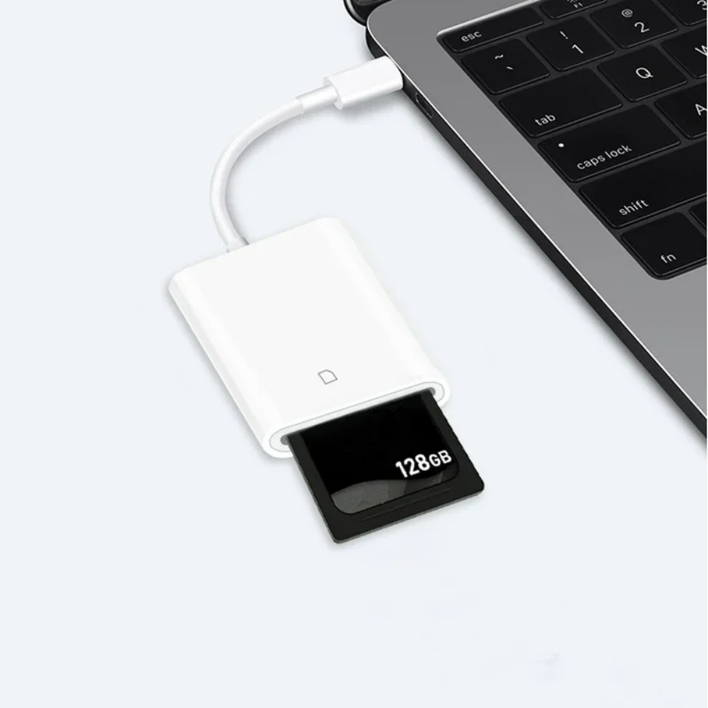 USB-CSD Pembaca Kad USB Jenis C ke SD Penukar Memori Kamera USB-C ...