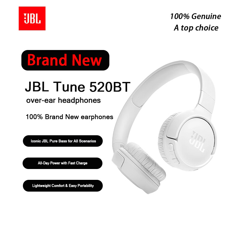 JBL TUNE 520BT 57 53 Fon Telinga JBL TUNE 520BT Tanpa Wayar Di Telinga ...