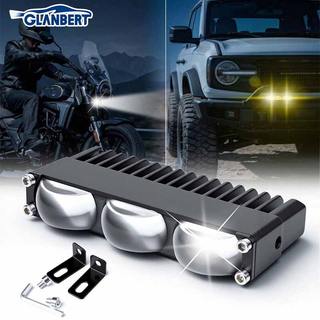 Ultra-Thin LED Grille Light Strip 60W Dual Color Yellow White Fog Light ...