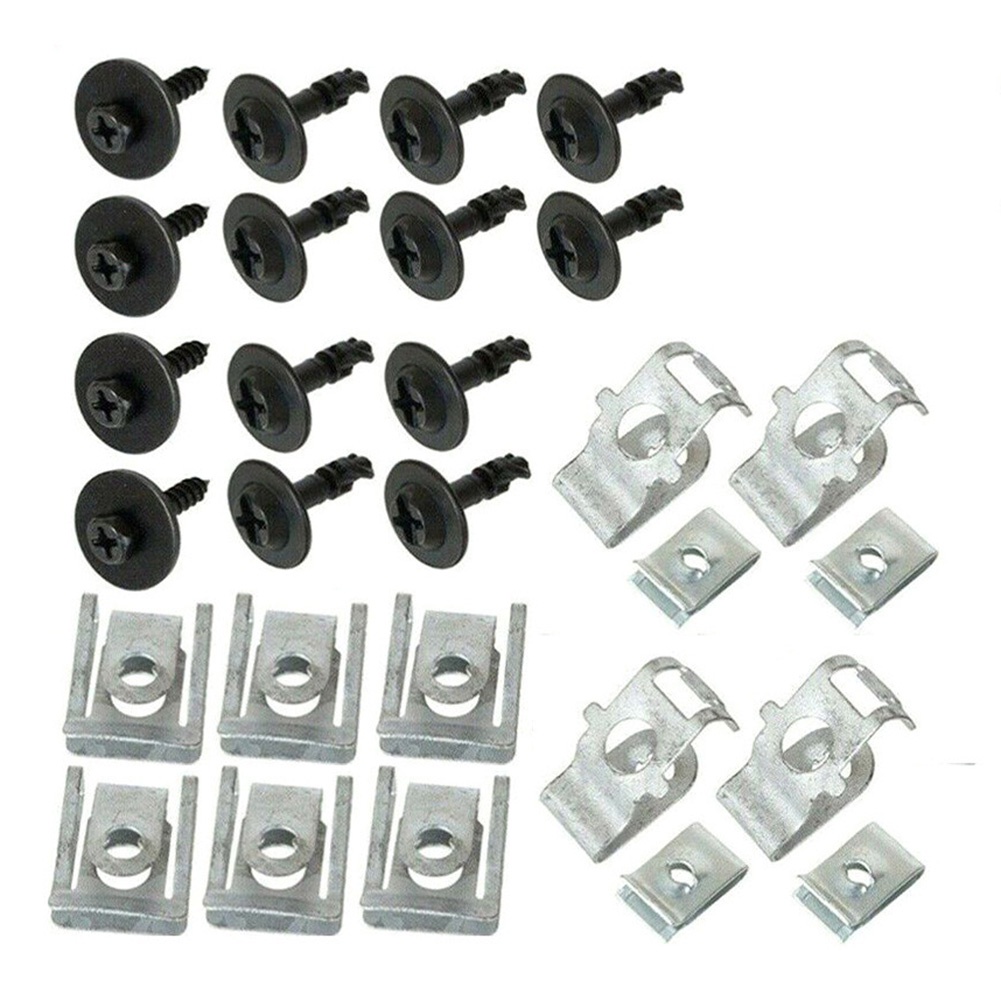 For AUDI A4 B8 A5 8T 28pcs Undertray Engine Under Cover Fixing Clips ...