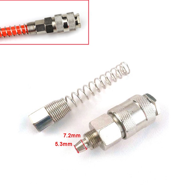 EU Type Air Compressor Pneumatic Hose Fitting Connector Spring High ...