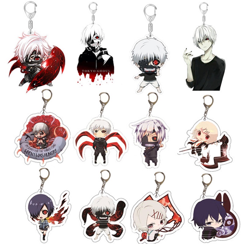 1pcs Hot Anime Keychain Tokyo Ghoul Keychain Kaneki Ken Key Chain