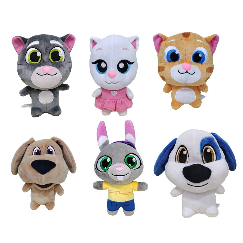 1PC 15cm Talking Tom And Friends Plush Toys Doll Kawaii Talking Tom ...