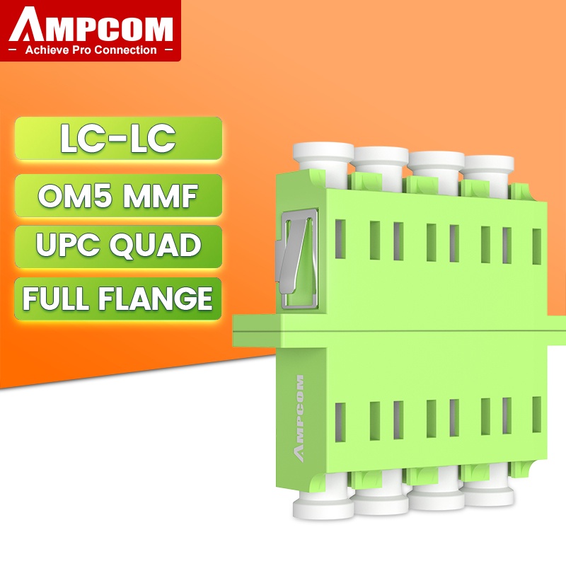 AMPCOM SC SC Coupler Duplex Single Mode Fiber Optic Adapter Female to ...