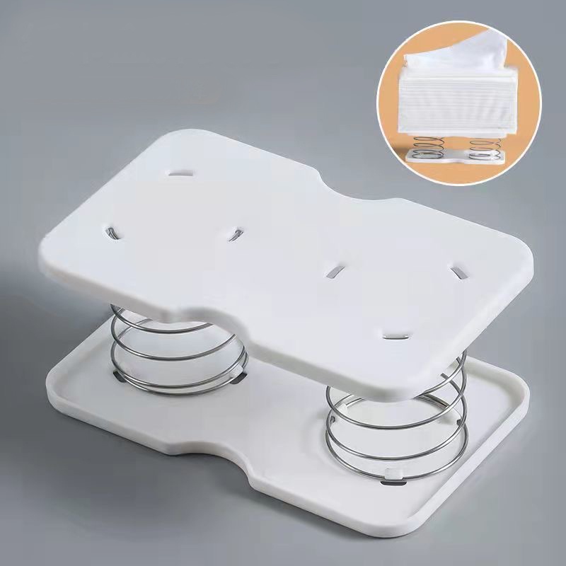 Tissue Box Spring Tray Double Springs Supports Tray Spring Holder ...