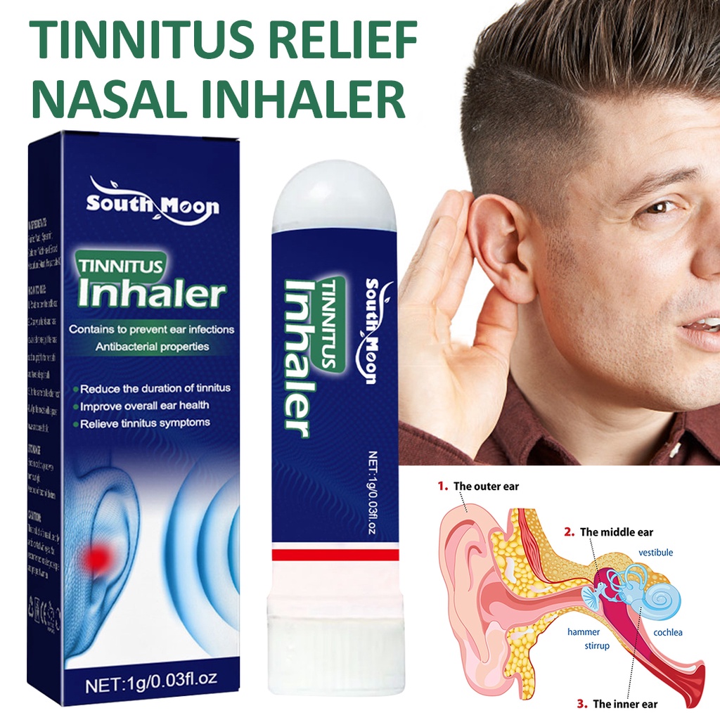 Tinnitus Relief Nasal Inhaler for Sinus & Congestion Relief Daily ...