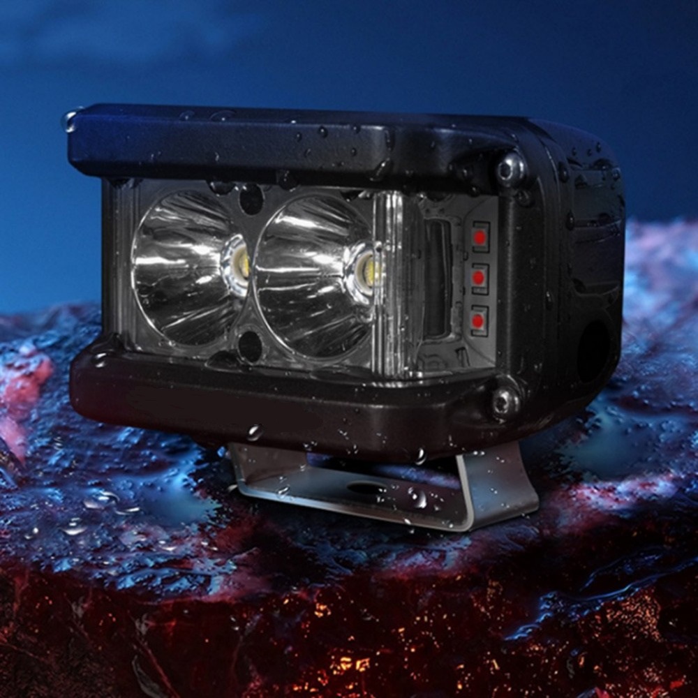 【Ready Stock】Two Lights Three Sides Luminous Motorcycle led Headlights ...