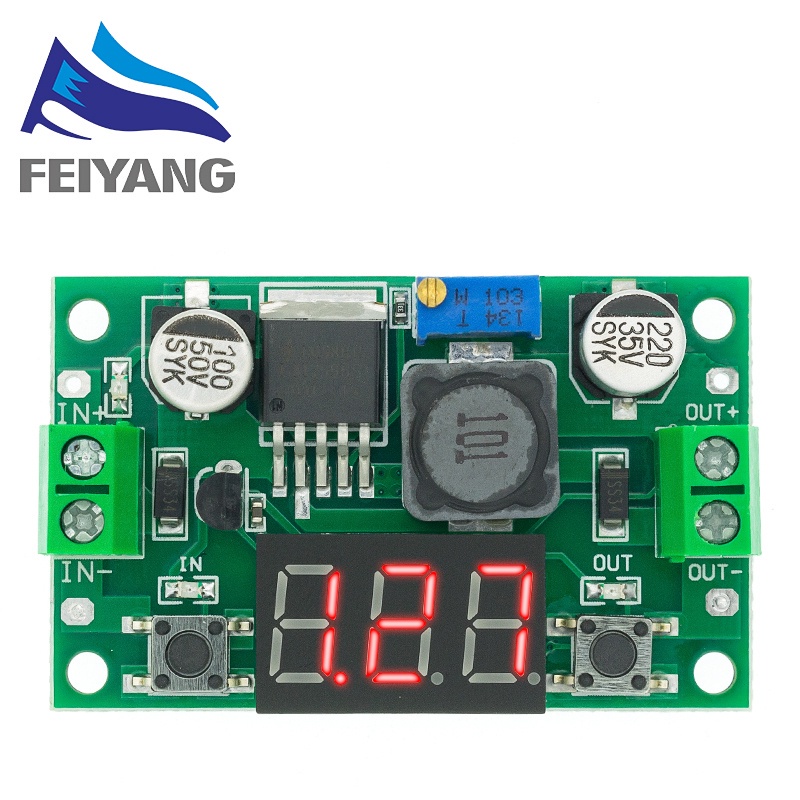 Power Supply Regulator DC-DC HVS LM2596 LED CC/CV LM2596S input 4V-35V ...