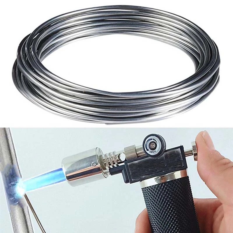 2mm 1m Easy Melt Universal Welding Rods Steel Aluminum Copper Metal Weld Cored Welding Wire No