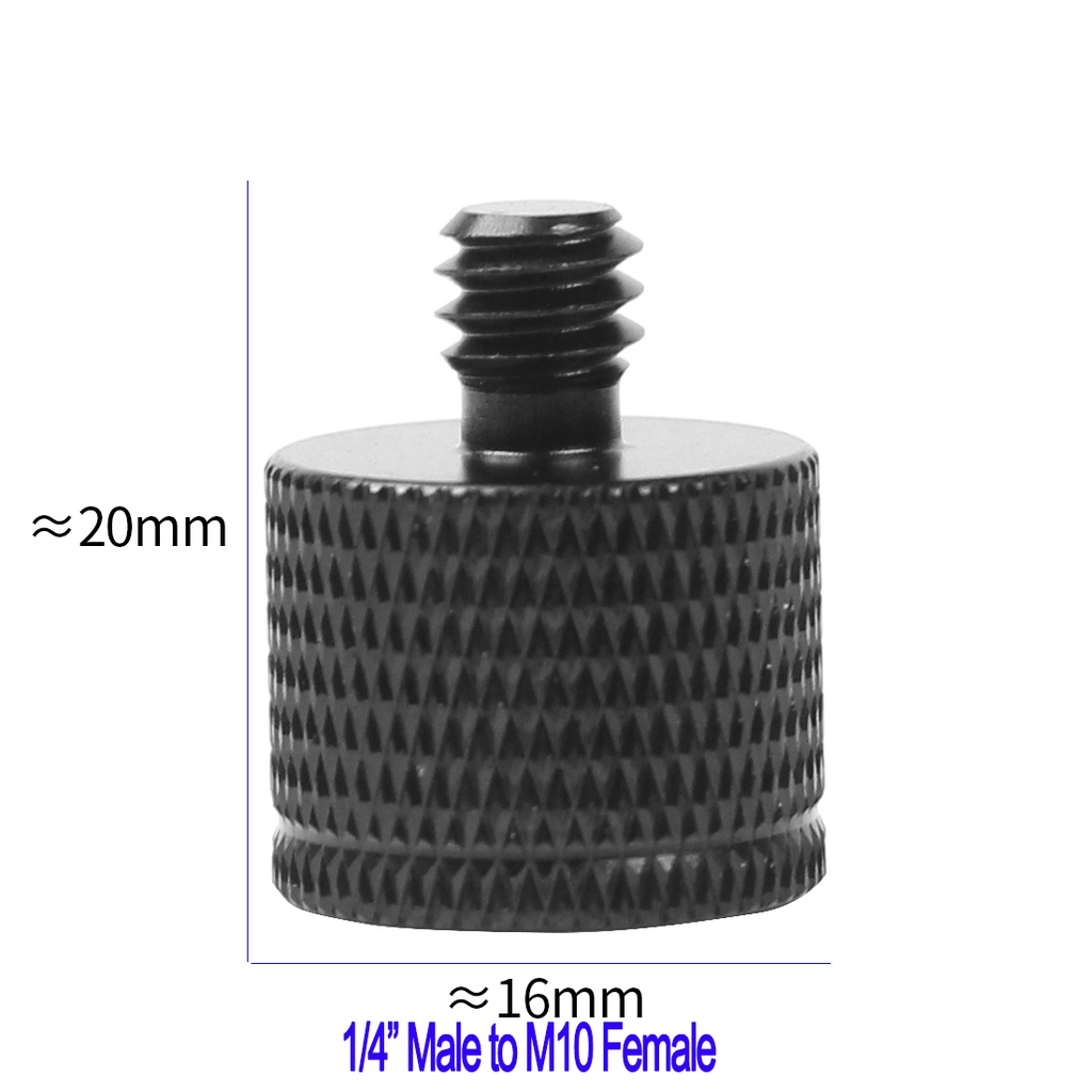 XT-XINTE 1x Conversion Screw 1/4 to 1/4 3/8 inch M4 M5 M6 M8 M10 ...