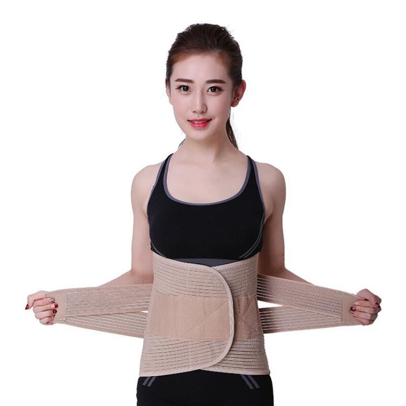Men Women Spine Lumbar Support Widened Breathable Waist Protection Belt