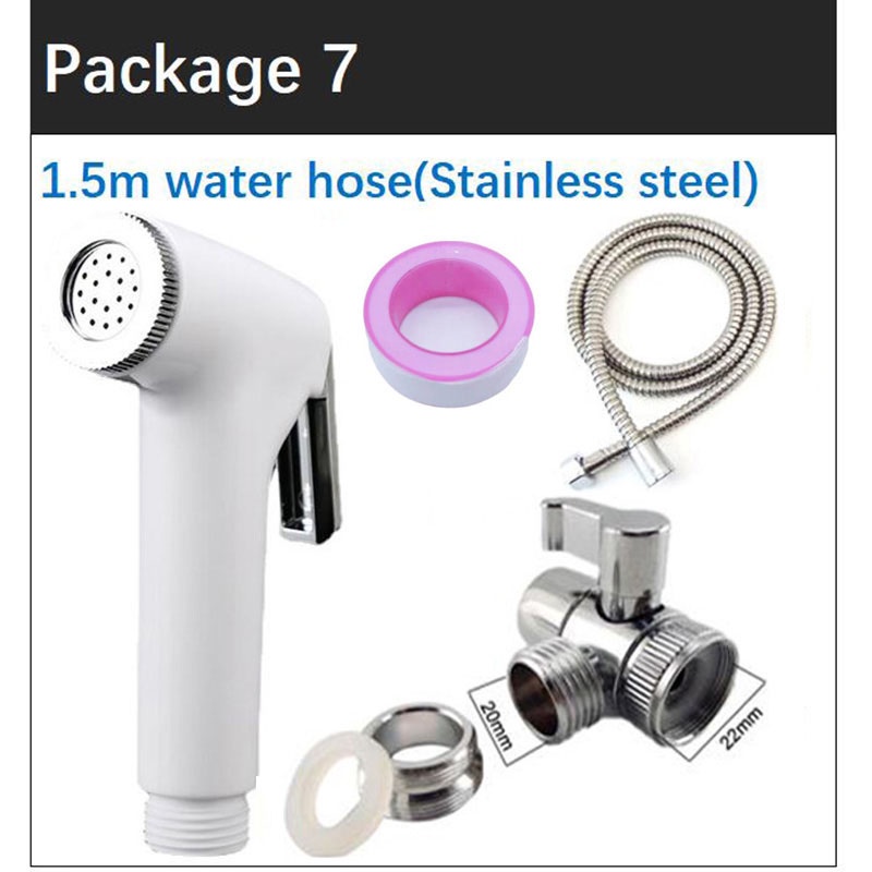 Muslim Toilet Spray Bidet shower head water Hose ass anal douche self ...