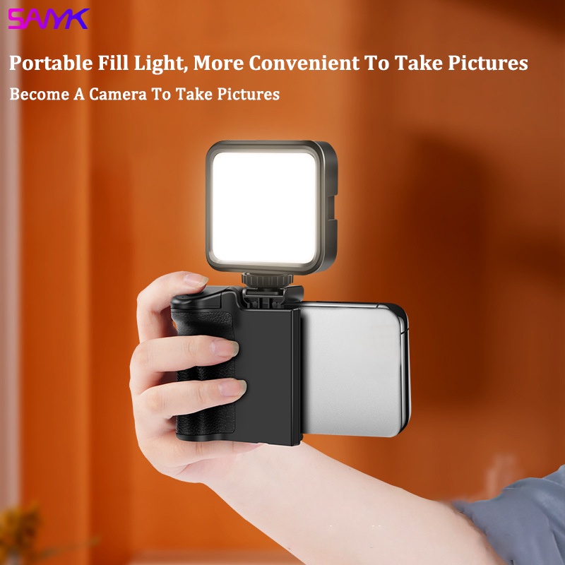 SANYK Phone Selfie Holder Camera Bluetooth Remote Shutter Handheld
