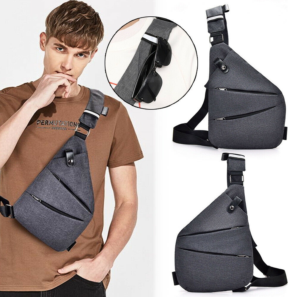 Brand Men Travel Business Fino Bag Burglarproof Shoulder Bag Holster ...