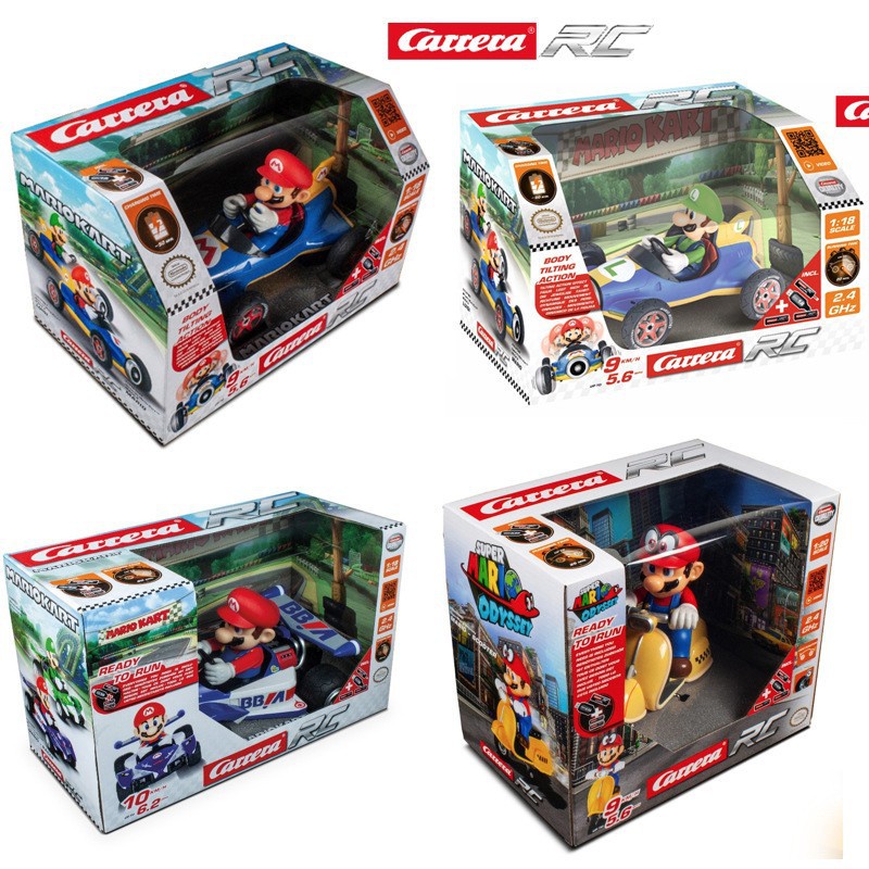 carrera Super Mario Wireless RC Remote Control FourWheel Drive Racing