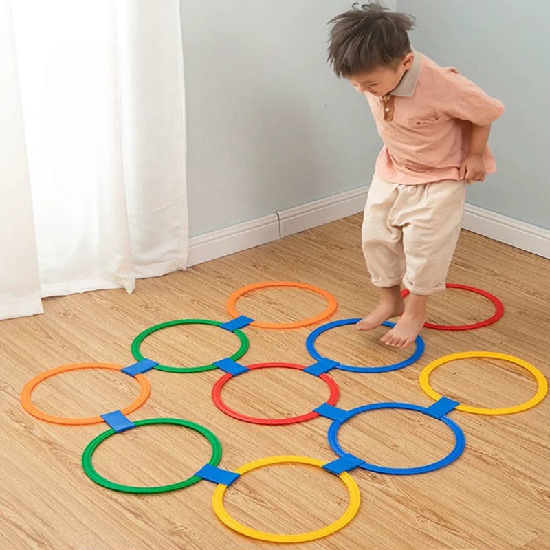 Juggling Rings Set of 10 Juggling Circles Jumping Rings Game Sports Toy ...