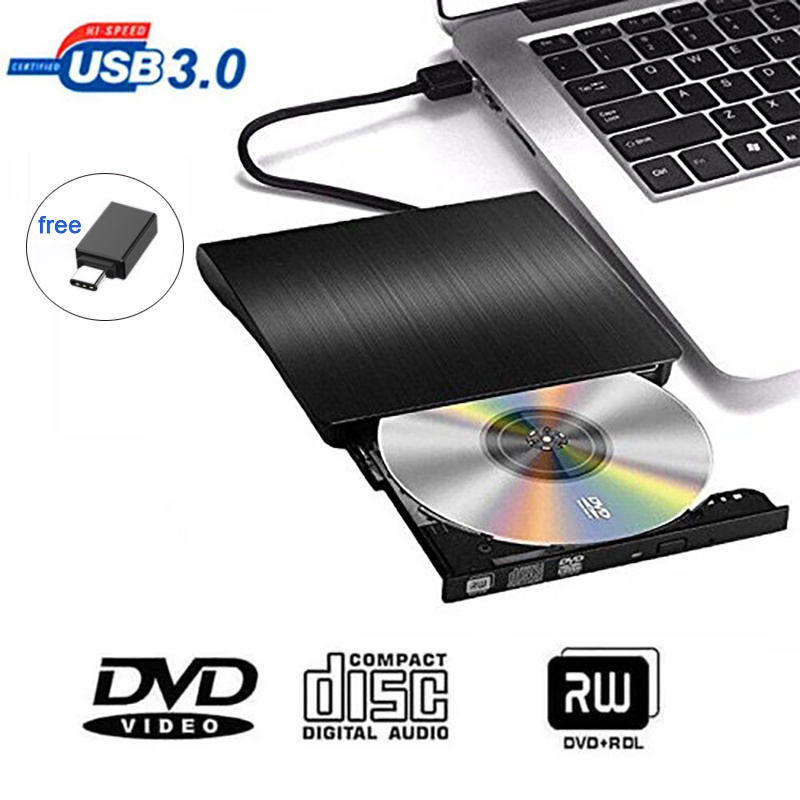 USB 3.0 DVDRW External Optical Drive AllInOne Read Burn DVD Drive