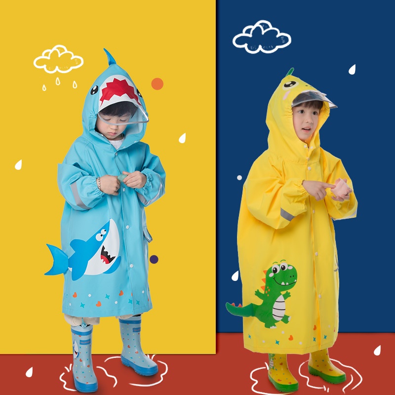 Deer Mili Children's Raincoat Summer New Style Small Dinosaur ...
