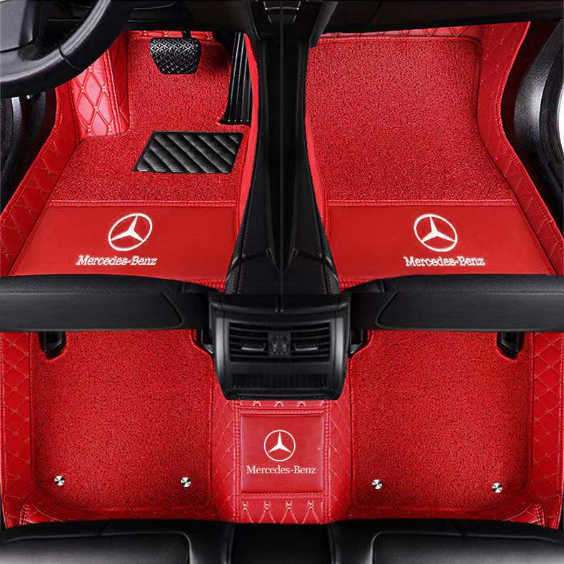 2023 High quality leather car Mercedes-Benz mat W245 W169 W168 W203 ...