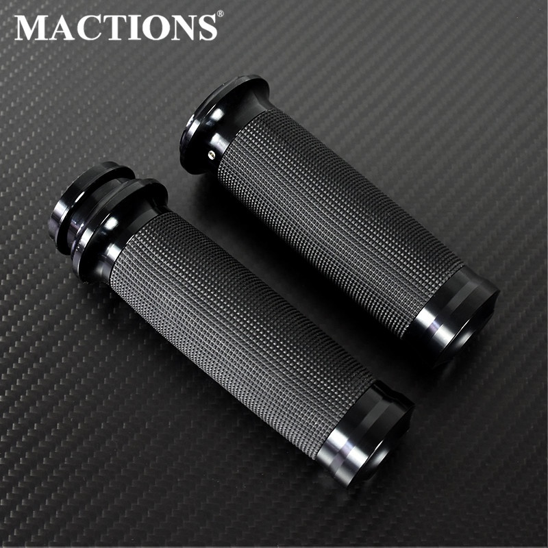 Motorcycle 25mm Grips 1'' Universal Electronic Hand Grips Handlebar For ...