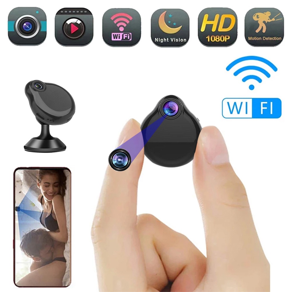 WIFI Wireless Wearable Body Micro Cam 1080P Mini IP Camera 2MP Motion ...