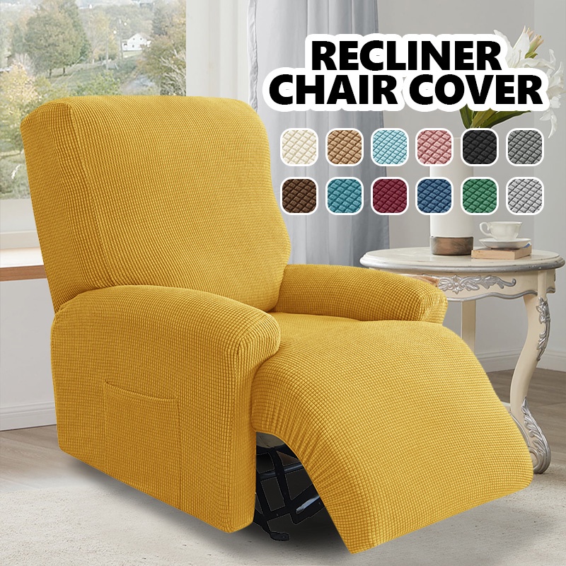 Recliner Chair Cover Sarung Sofa Recliner Cover 1 Seater Single Person