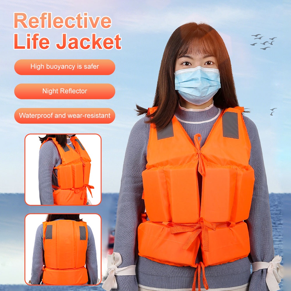 Msia Ready Stock🔥 Safety Life Jacket, Professional Safety Swimming