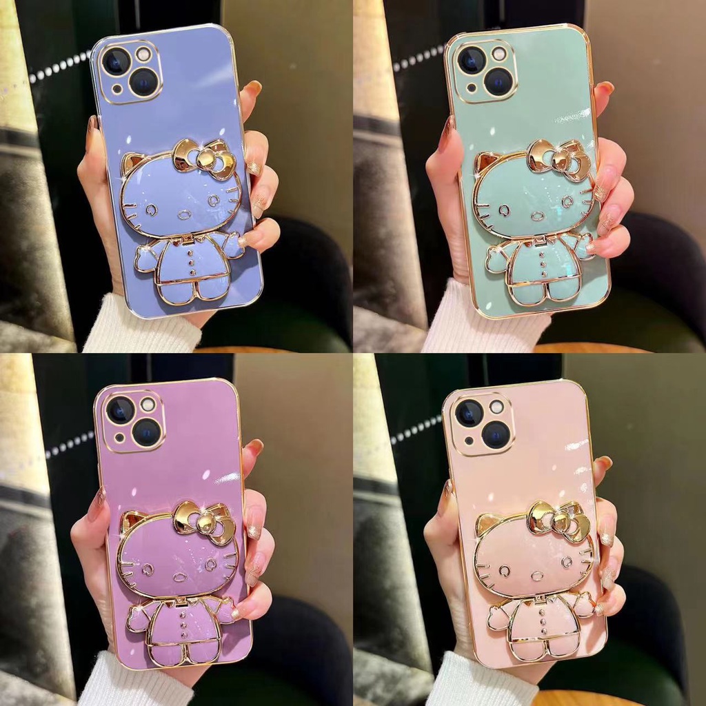 case For iPhone 6s For iPhone For iPhone 6Plus For iPhone 7Plus 8Plus  For iPhone X For iPhone Xr For iPhone XsMax Cartoon Cat Straight Edge