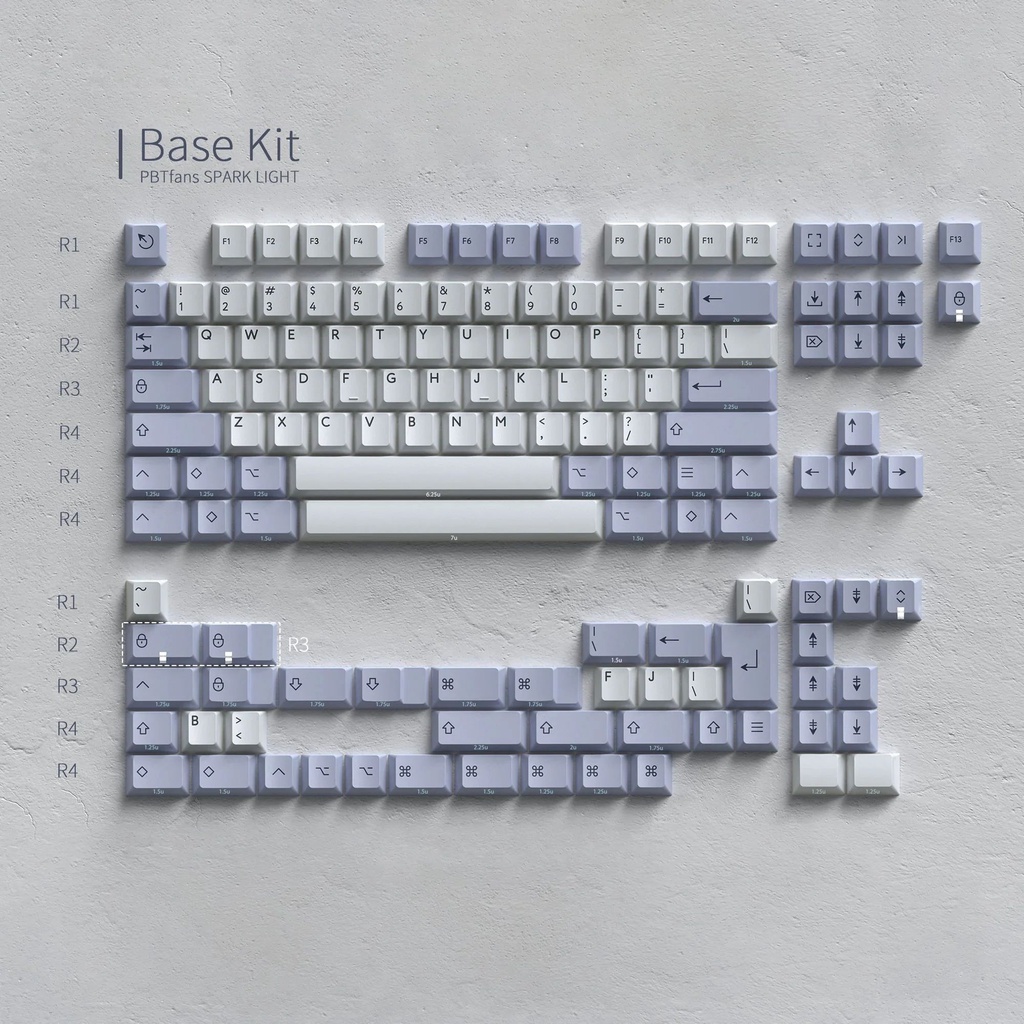KBDFANS PBTFANS SPARK LIGHT keycaps | Shopee Malaysia