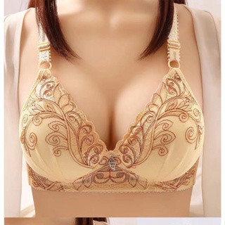 36-44 B/C Bras for Women Large Size Underwear Ultra-Thin Wireless Soft  Breathable Push
