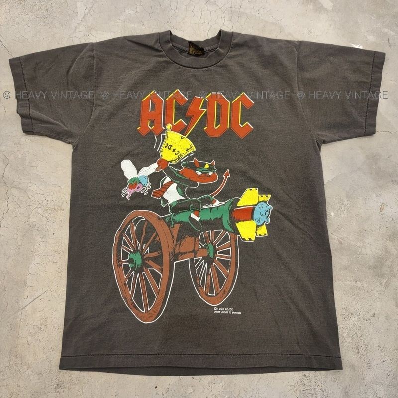 ACDC @1990 Band Shirt Tour | Shopee Malaysia