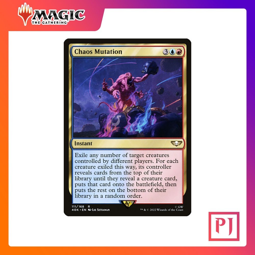 [MTG] Chaos Mutation-Warhammer [40K] [MULTI] [RARE] [NORMAL] [ENG ...