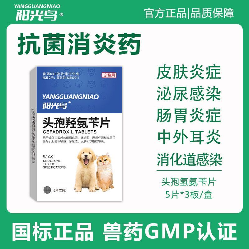 Dog Cat Bacillus Hydroxylusia Tablets AntiInflammatory Medicine Skin