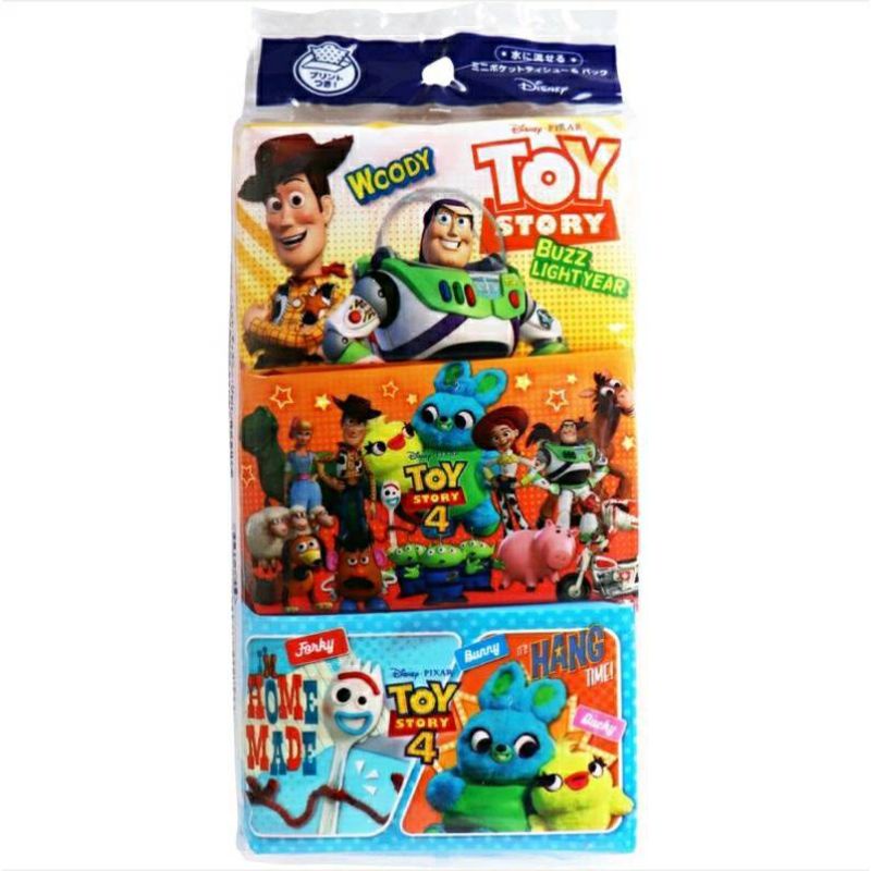 Toy Story pocket tissue Water Soluble Portable Can Leave Into The ...