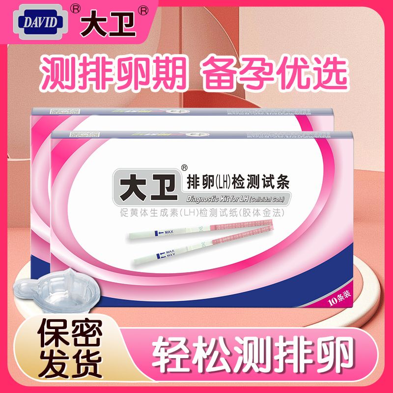 David Ovulation Test Paper High-Precision Pregnancy 20 Test Strips ...