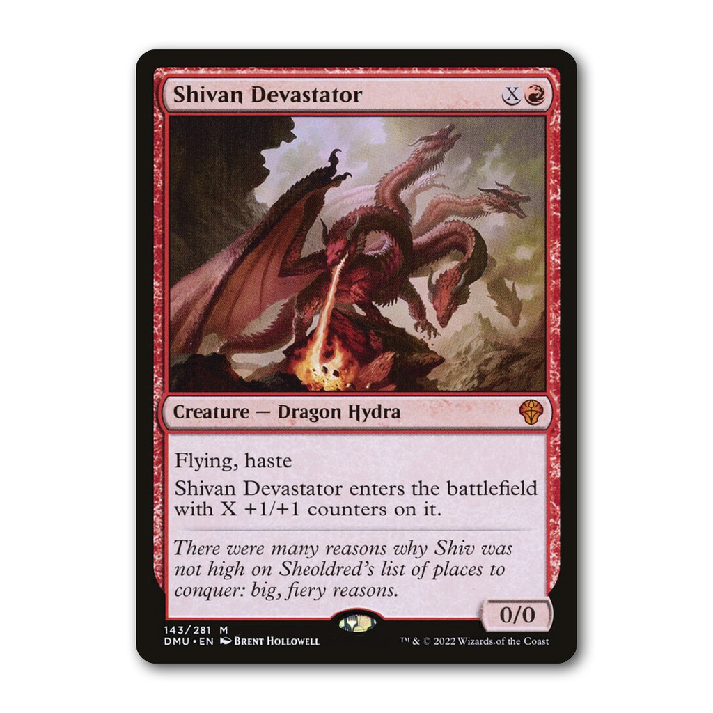 [MTG] Shivan Devastator [DMU] [Red] [Mythic] [Normal] [ENG] [2022 ...