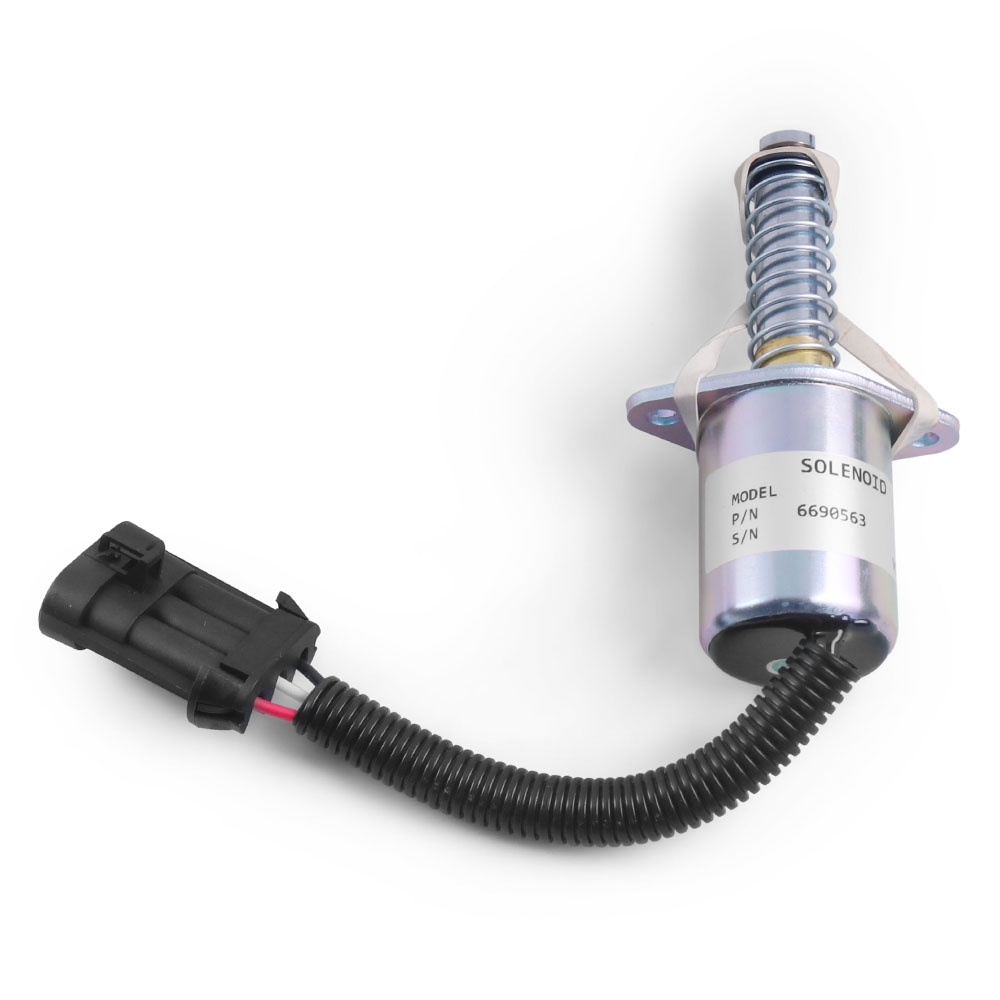 Shut Off Solenoid 6681512 6681513 6690563 12V Stop Solenoid Fit for ...