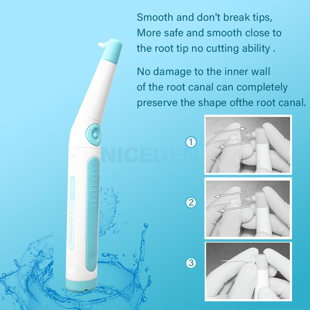 NICEDEN Wireless Dental Sonic Activated Root Canal Irrigator Pulp ...