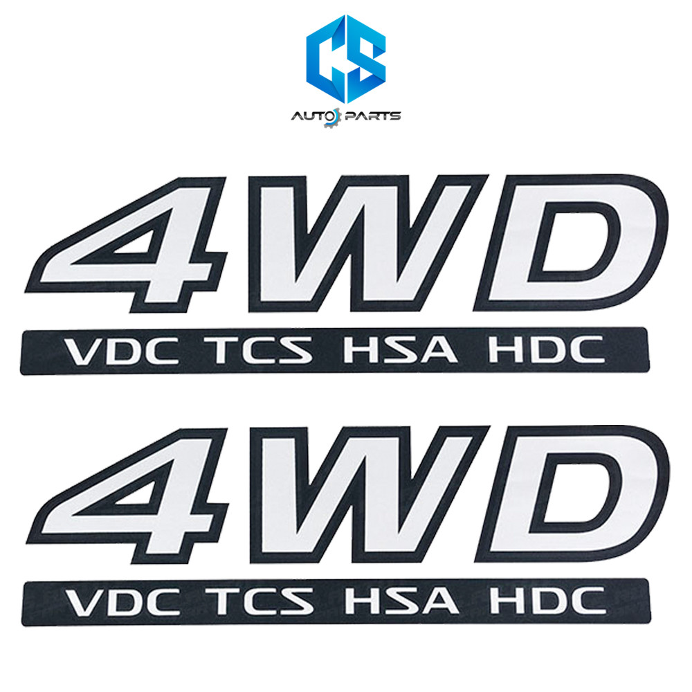 4WD VDC TCS HSA HDC Sticker-NISSAN NAVARA NP300 Car Sticker (Mounted To ...