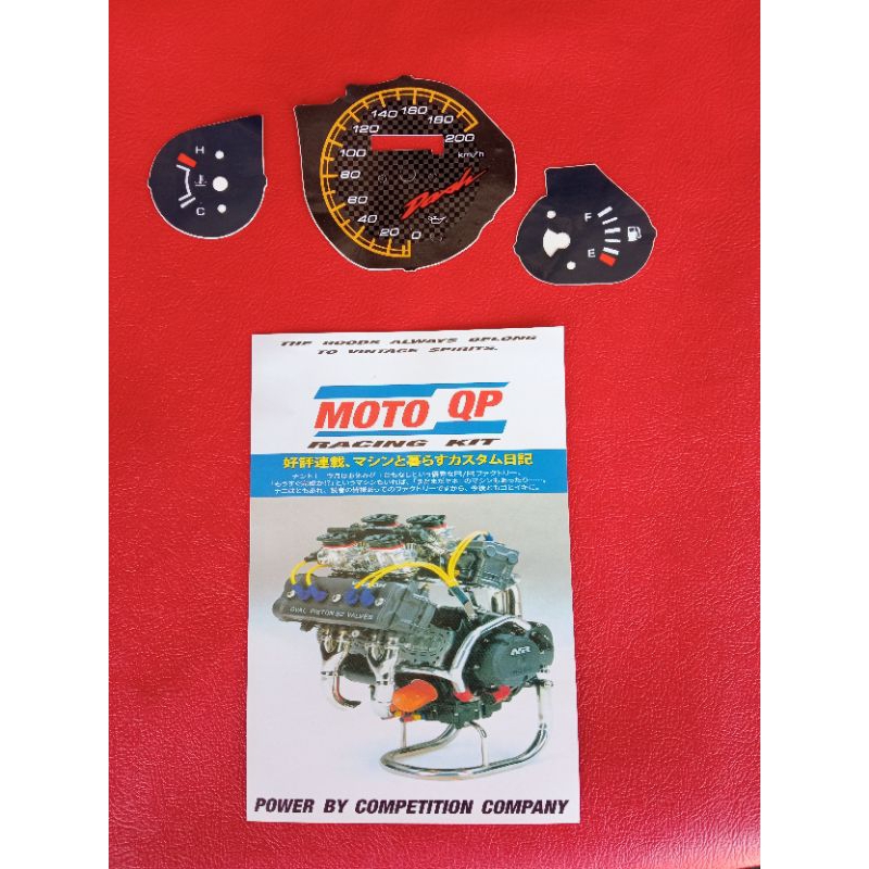 Original Speedometer Sticker Kevlar Pattern Dash 3 Pieces | Shopee Malaysia