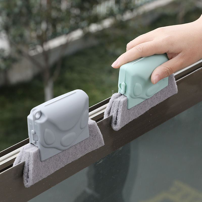 Sliding Window Rail Cleaning Brush Corner Sink Edge Glass Can Be ...