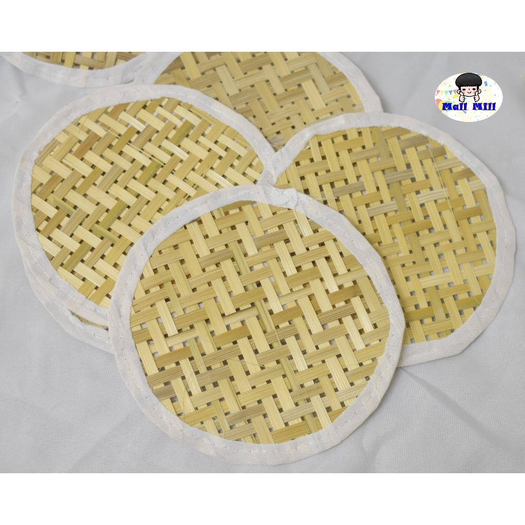Boxing Bottom 6.5 Inch Sticky Rice Steamer Pad Mat Bamboo Weaving ...