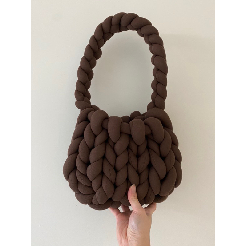 Giant yarn Bagbig handmade Brown (New) Shopee Malaysia