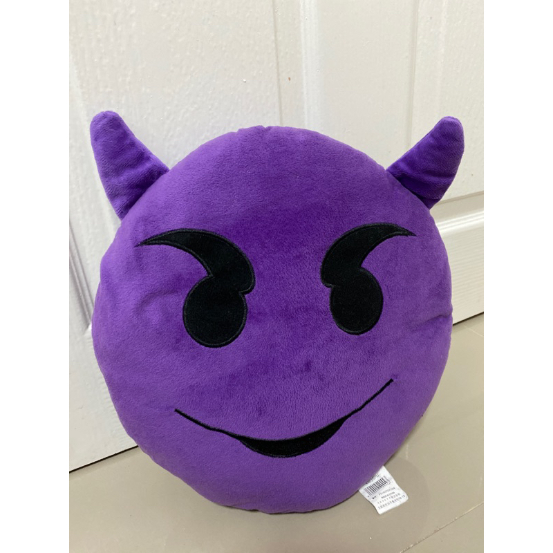 Cute Purple Emoji Pillow Shopee Malaysia