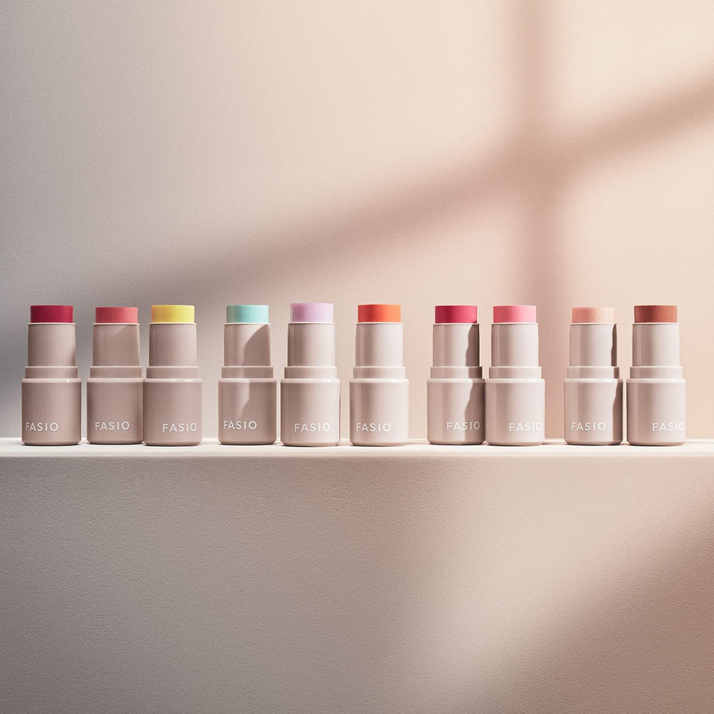 Fasio Multi Face Stick – 4g, Farbe 18 Orange Fizz, Vielseitiger Make-up-Stick