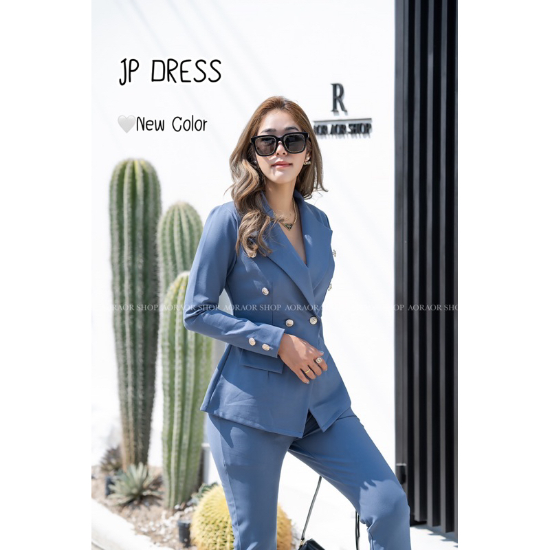 New Color A Suit With Dull Blue Gold Buttons. Shopee Malaysia