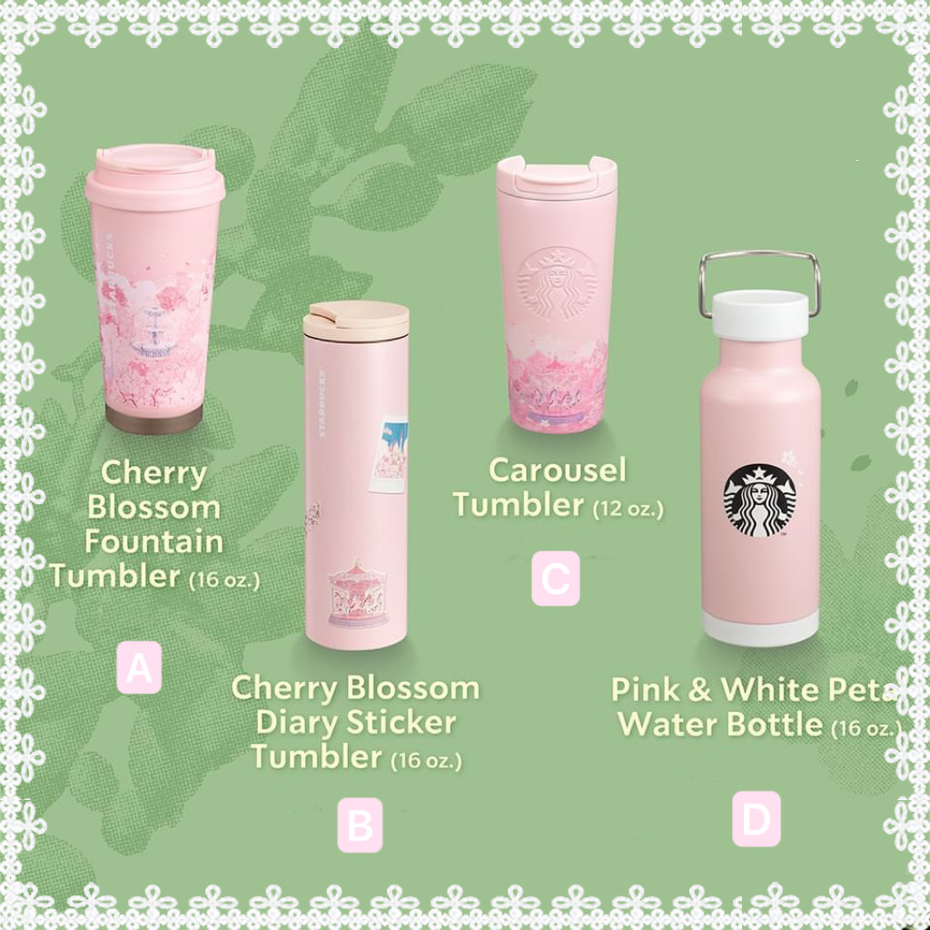 Starbucks Sakura collection 2023 Shopee Malaysia